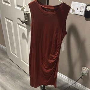 Nine West Rust Sleeveless Dress